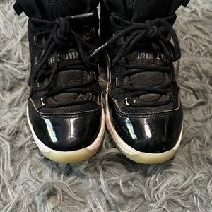 Jordan Kids Black and White Sneakers